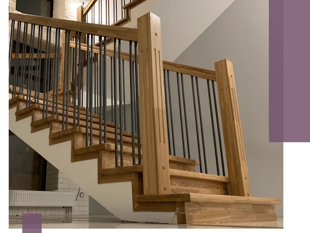 Реставрация деревянных и металлических лестниц в Красноуфимске