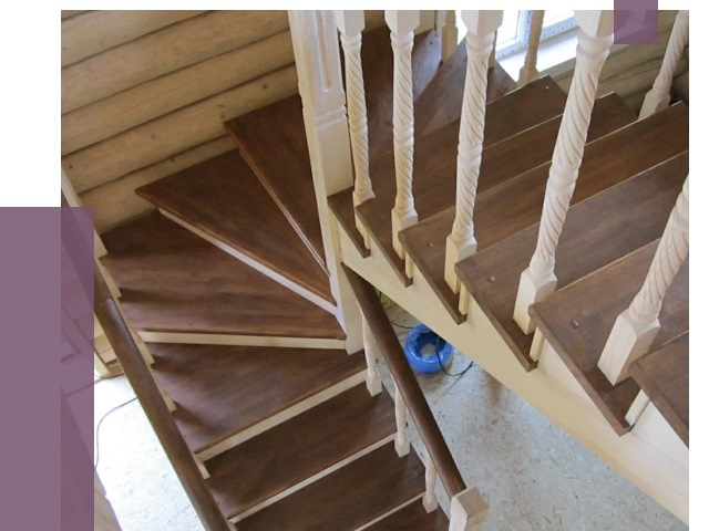 Реставрация деревянных лестниц в Красноуфимске от 4266 руб.