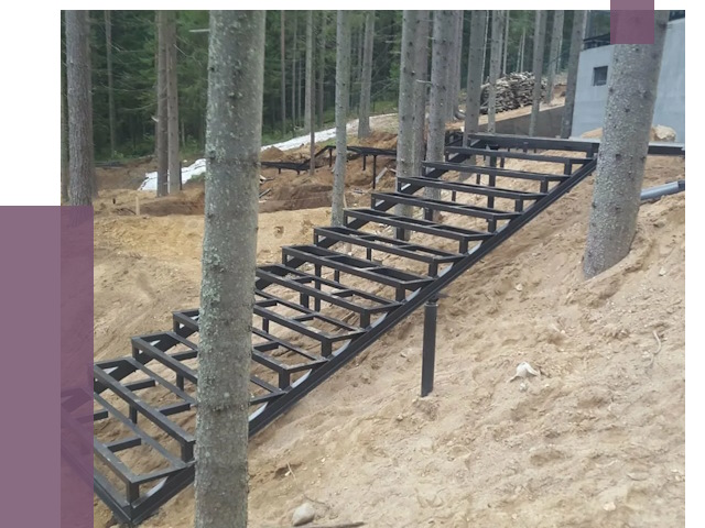 Монтаж металлических лестниц в Красноуфимске от 13458 руб. 