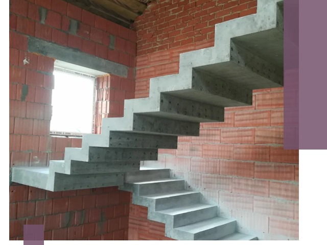 Бетонные лестницы под ключ в Красноуфимске: монтаж, демонтаж, ремонт