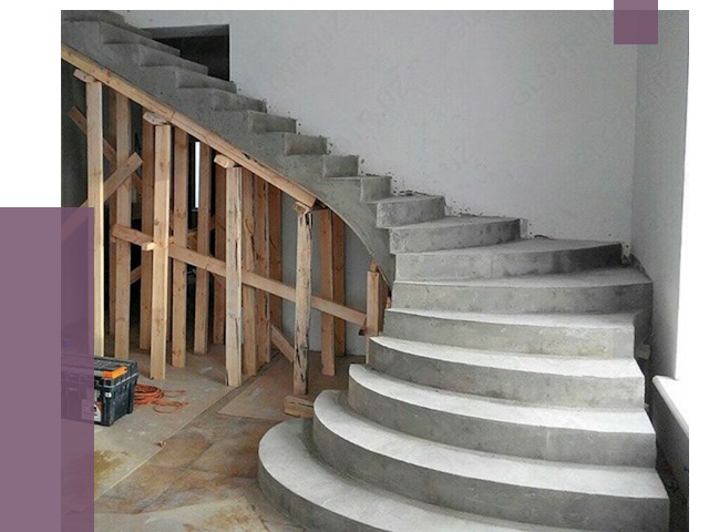 Изготовление бетонных лестниц под ключ в Красноуфимске от 19806 руб. | ПРОЛЁТ-Крф