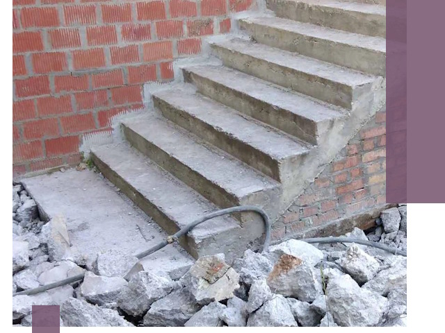 Демонтаж бетонных лестниц в Красноуфимске: быстро и безопасно