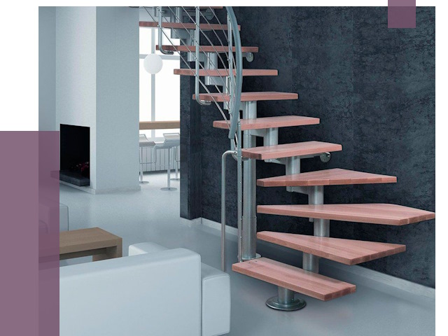 Модульные лестницы в Красноуфимске от 16759 руб. — купить в ПРОЛЁТ-Крф