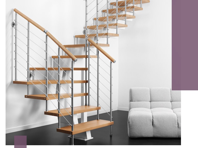 Модульные лестницы под ключ в Красноуфимске — монтаж и изготовление