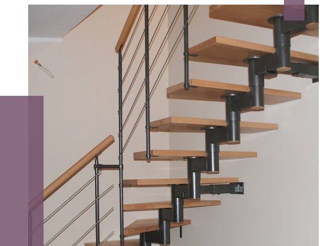 Изготовление модульных лестниц в Красноуфимске от 11427 руб. 