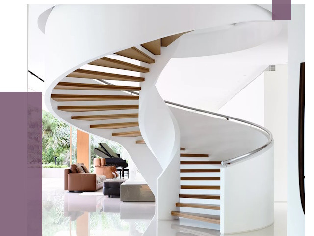 Винтовые лестницы в Красноуфимске под ключ от 48246 руб. | ПРОЛЁТ-Крф