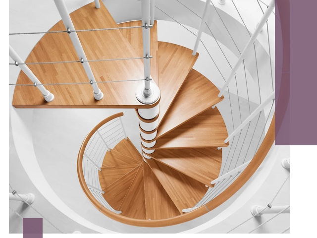 Изготовление винтовых лестниц под ключ в Красноуфимске