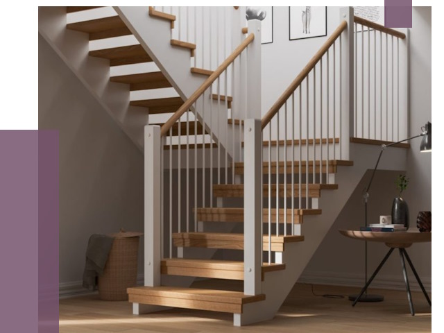 Маршевые лестницы в Красноуфимске от 37835 руб. — монтаж | ПРОЛЁТ-Крф