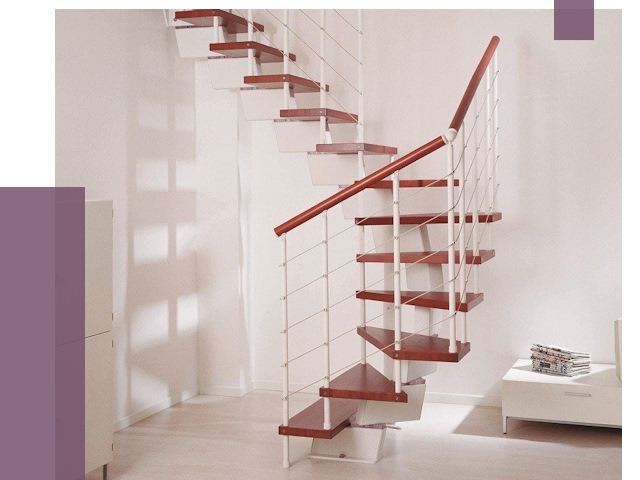 Изготовление лестниц на больцах в Красноуфимске от 9649 руб. | ПРОЛЁТ-Крф
