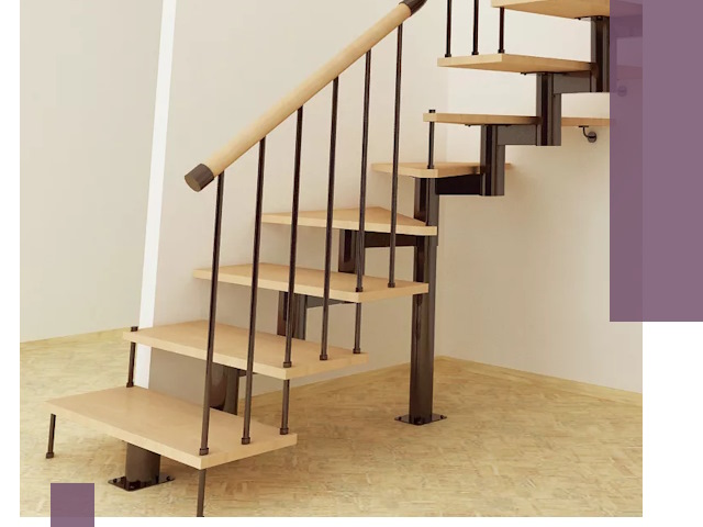 Монтаж лестниц на больцах в Красноуфимске — быстро и надежно