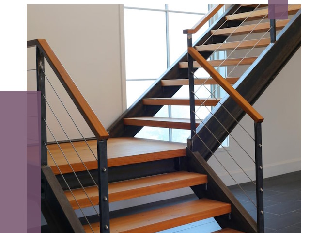 Изготовление лестниц на металлокаркасе в Красноуфимске от 18790 руб. | ПРОЛЁТ-Крф
