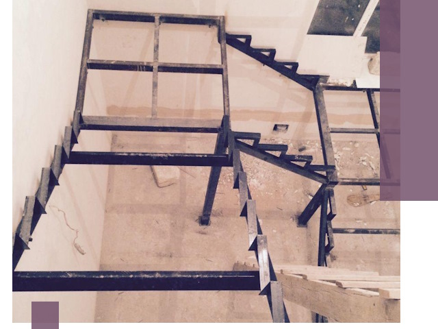 Монтаж лестниц на металлокаркасе в Красноуфимске быстро и качественно