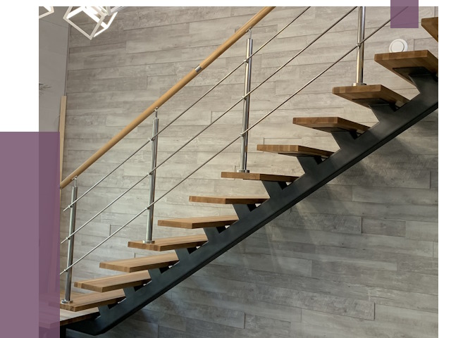 Изготовление лестниц на монокосоуре в Красноуфимске от 75670 руб. 