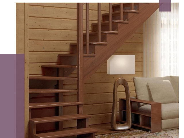 Лестницы эконом класса в Красноуфимске от 18130 руб. бюджетные решения