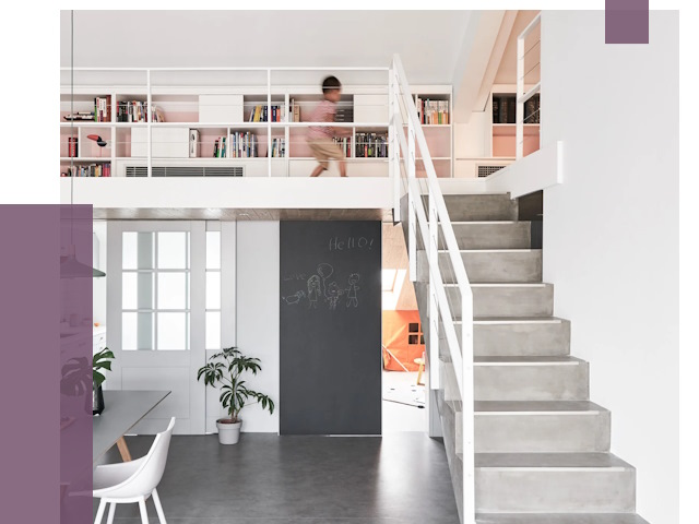 Лестницы для двухуровневой квартиры в Красноуфимске от 175208 руб. | ПРОЛЁТ-Крф