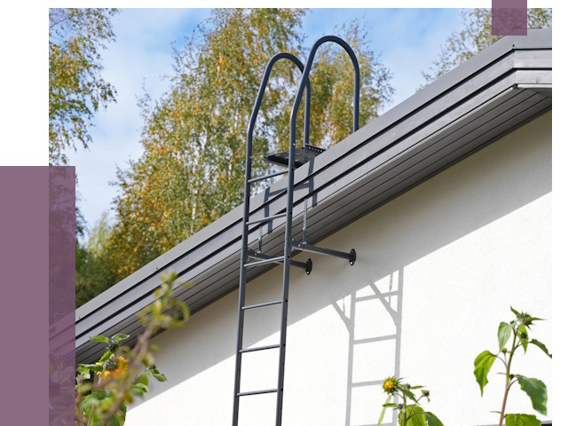 Лестницы на крышу в Красноуфимске от 18994 руб. — монтаж и монтаж ПРОЛЁТ-Крф