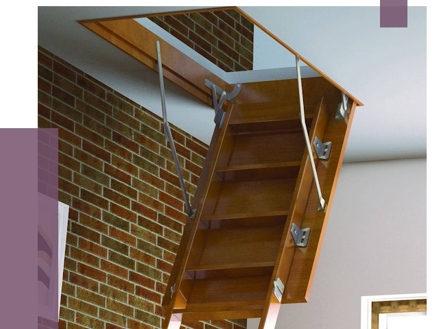 Установка чердачной лестницы в Красноуфимске от 7770 руб. | ПРОЛЁТ-Крф