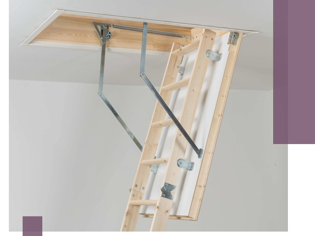 Установка чердачной лестницы под ключ в Красноуфимске