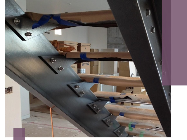 Усиление лестничных конструкций и усиление опор в Красноуфимске