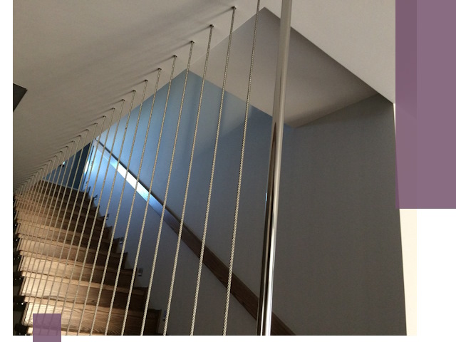 Тросовые перила под ключ в Красноуфимске — производство и монтаж