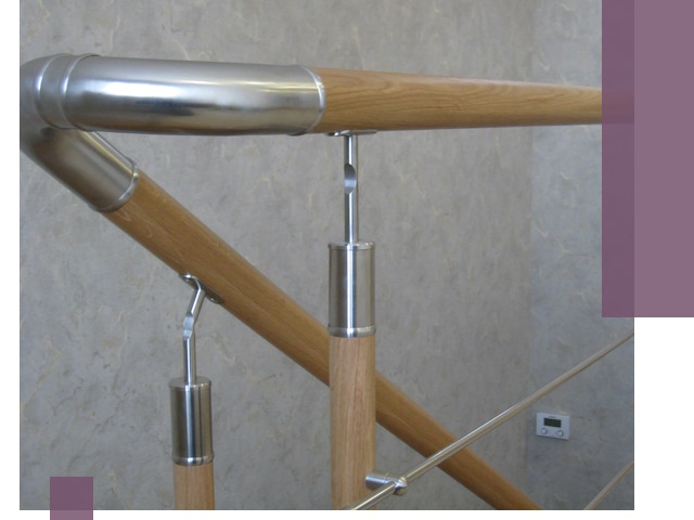 Комбинированные перила на заказ в Красноуфимске — монтаж и производство