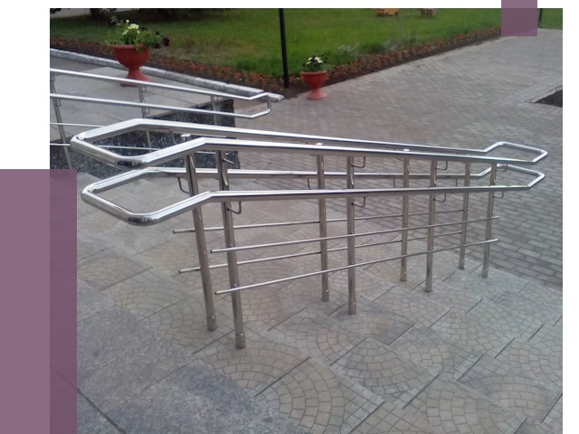 Перила для инвалидов в Красноуфимске от 7536 руб. под ключ | ПРОЛЁТ-Крф