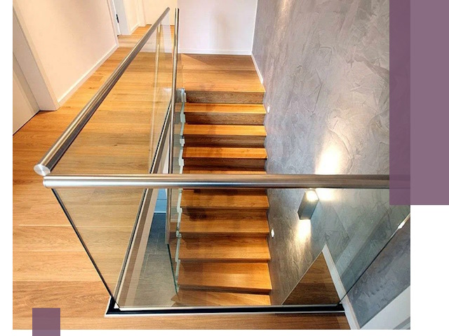 Перила для лестницы в доме — изготовление и монтаж в Красноуфимске