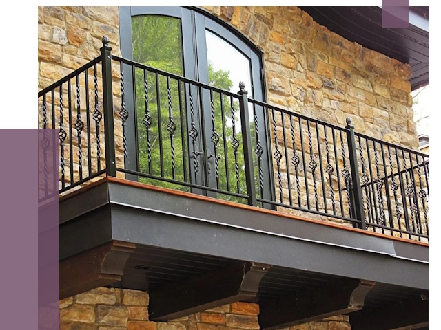 Балконные ограждения в Красноуфимске от 7973 руб. — купить | ПРОЛЁТ-Крф