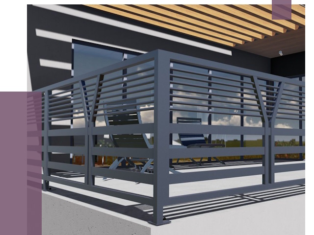 Изготовление балконных ограждений в Красноуфимске от 10665 руб. | ПРОЛЁТ-Крф