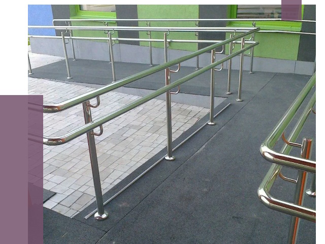 Ограждения пандусов в Красноуфимске от 4317 руб. монтаж | ПРОЛЁТ-Крф