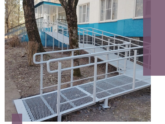 Пандусы под ключ в Красноуфимске: изготовление, монтаж и демонтаж