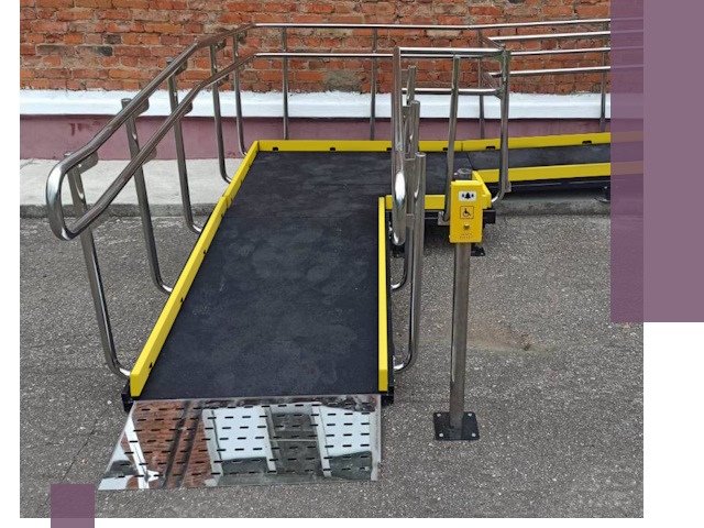 Изготовление наклонных пандусов для инвалидов в Красноуфимске