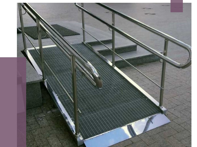 Монтаж пандусов для инвалидов в Красноуфимске от 8552 руб. под ключ | ПРОЛЁТ-Крф