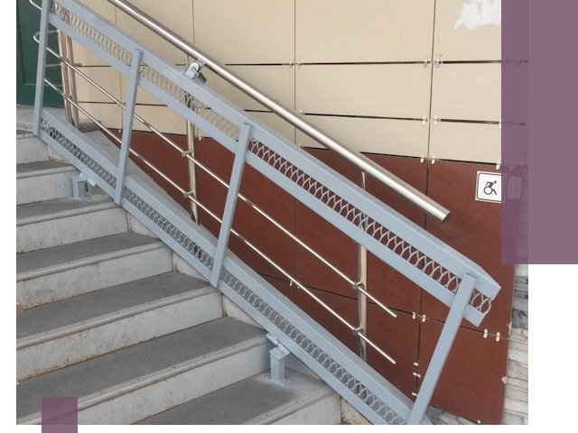 Изготовление откидных пандусов под ключ в Красноуфимске