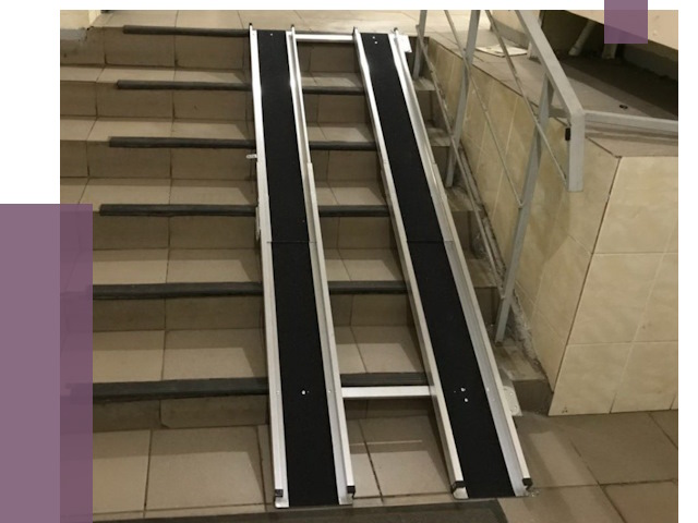 Установка пандуса в подъезд в Красноуфимске от 7922 руб. под ключ | ПРОЛЁТ-Крф