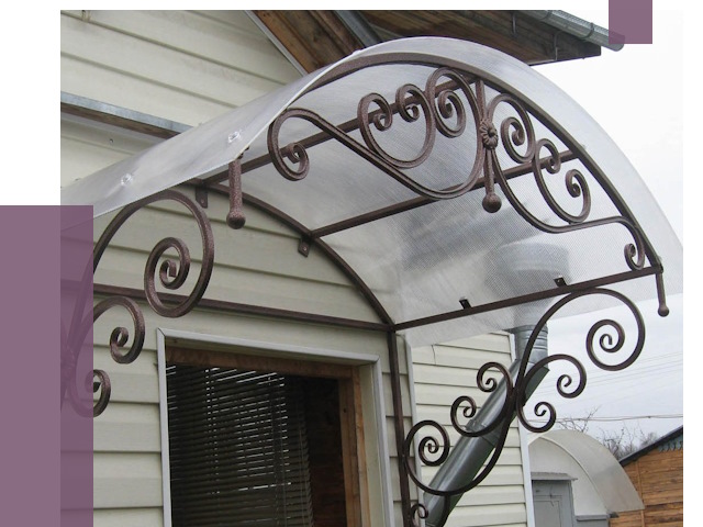 Изготовление козырьков в Красноуфимске от 7313 руб. — заказать | ПРОЛЁТ-Крф