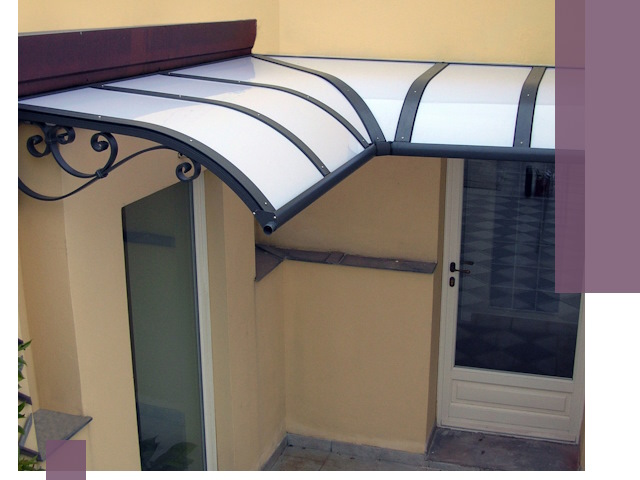 Монтаж козырьков любой сложности в Красноуфимске под ключ