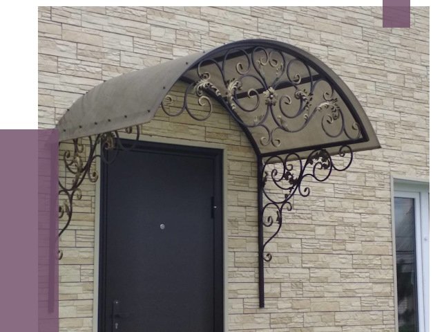 Ремонт козырьков в Красноуфимске от 7364 руб.  | ПРОЛЁТ-Крф