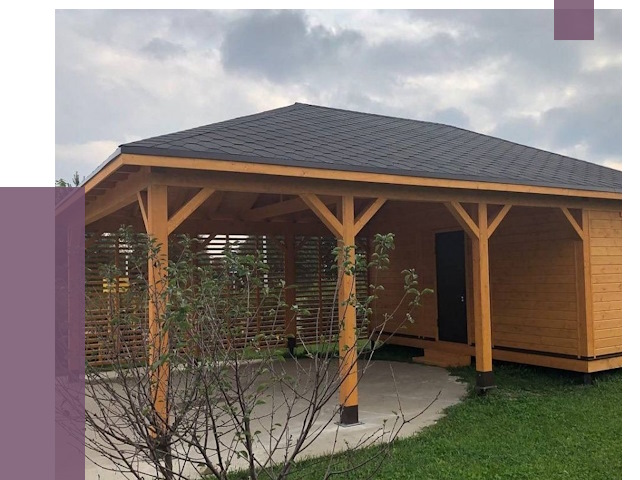 Навесы под ключ в Красноуфимске от 47992 руб.  | ПРОЛЁТ-Крф