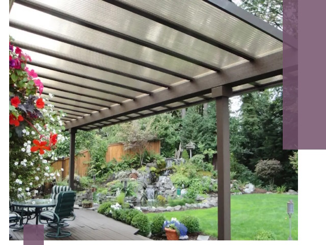 Навесы из поликарбоната под ключ в Красноуфимске быстро и надёжно