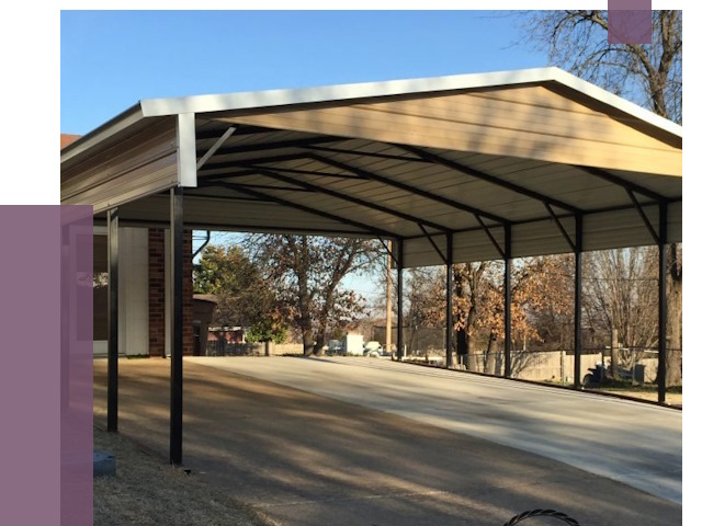 Двускатные навесы в Красноуфимске от 7973 руб. | ПРОЛЁТ-Крф