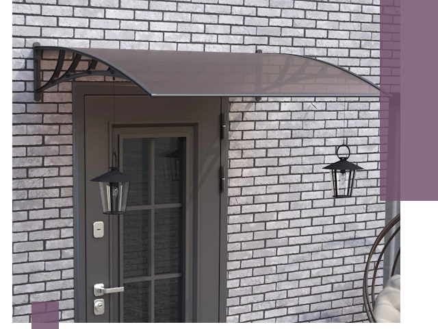 Недорогие козырьки и навесы под ключ в Красноуфимске