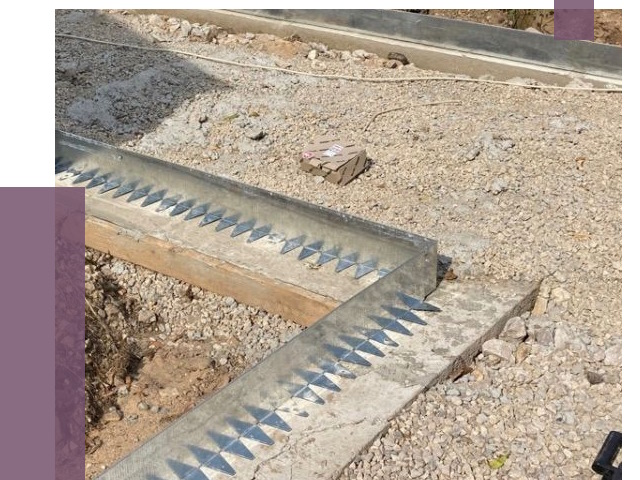 Нержавеющие бордюры в Красноуфимске от 4774 руб. под ключ | ПРОЛЁТ-Крф