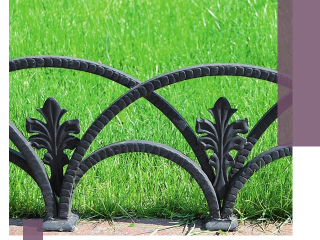 Декоративные металлические бордюры под ключ в Красноуфимске