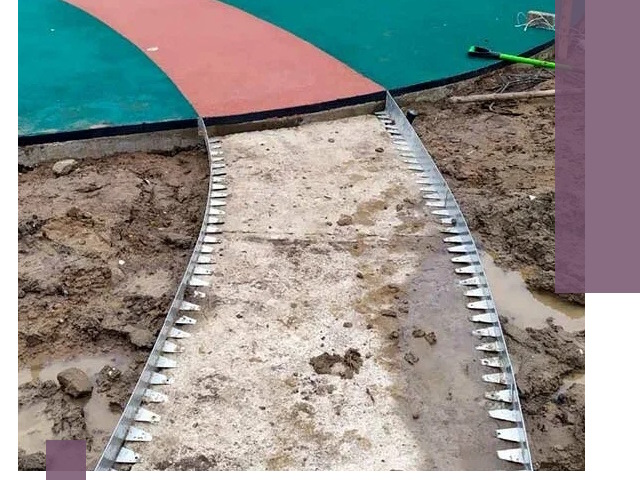 Металлические бордюры для дорожек в Красноуфимске — монтаж и изготовление