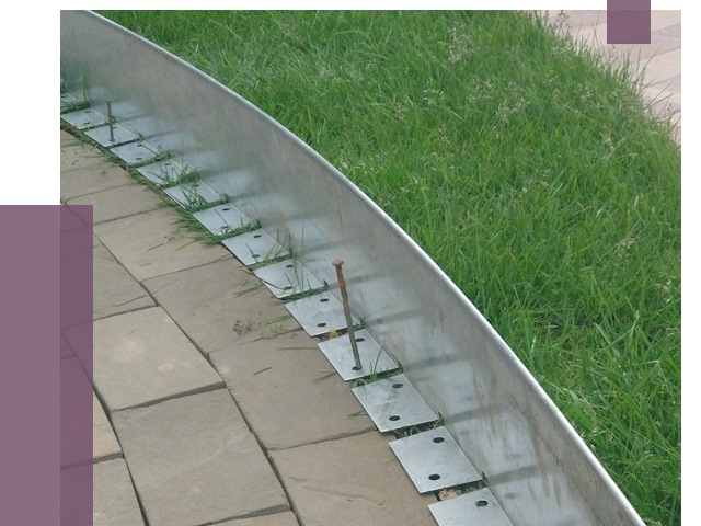 Металлические бордюры для тротуаров в Красноуфимске от 8633 руб.