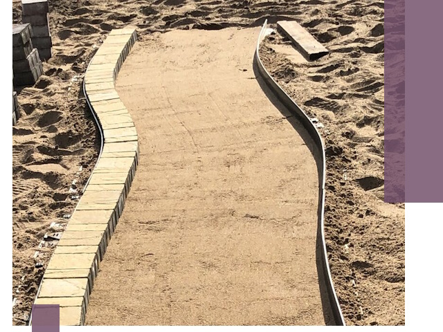 Металлические бордюры для тротуаров в Красноуфимске — прочные и долговечные