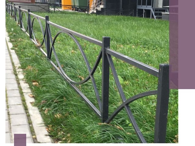 Газонные ограждения из металла в Красноуфимске — монтаж и продажа
