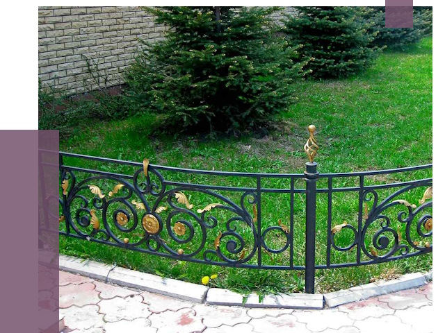 Кованые газонные ограждения в Красноуфимске от 7567 руб. — ПРОЛЁТ-Крф