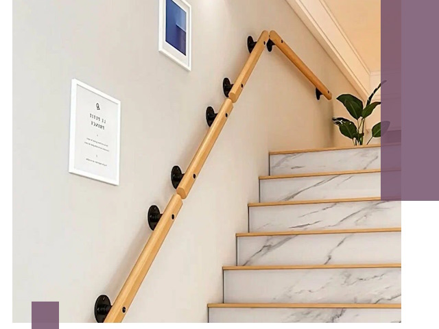 Поручни металлические и деревянные под ключ в Красноуфимске